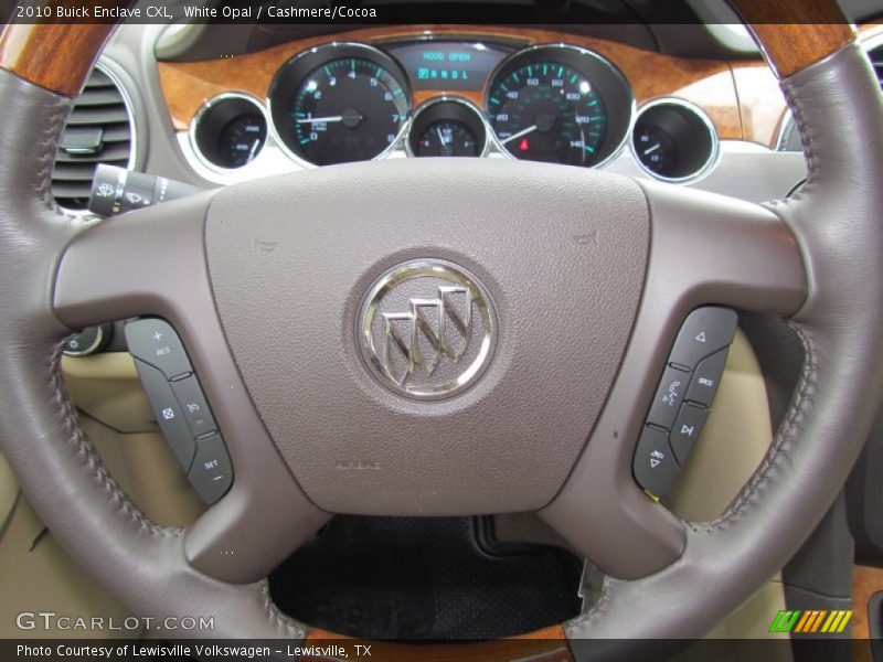 White Opal / Cashmere/Cocoa 2010 Buick Enclave CXL
