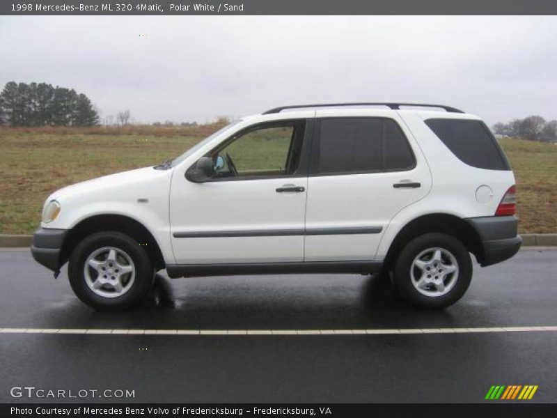 Polar White / Sand 1998 Mercedes-Benz ML 320 4Matic