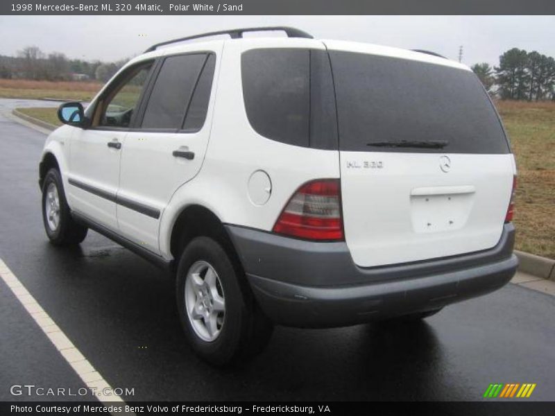 Polar White / Sand 1998 Mercedes-Benz ML 320 4Matic