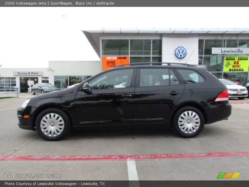 Black Uni / Anthracite 2009 Volkswagen Jetta S SportWagen