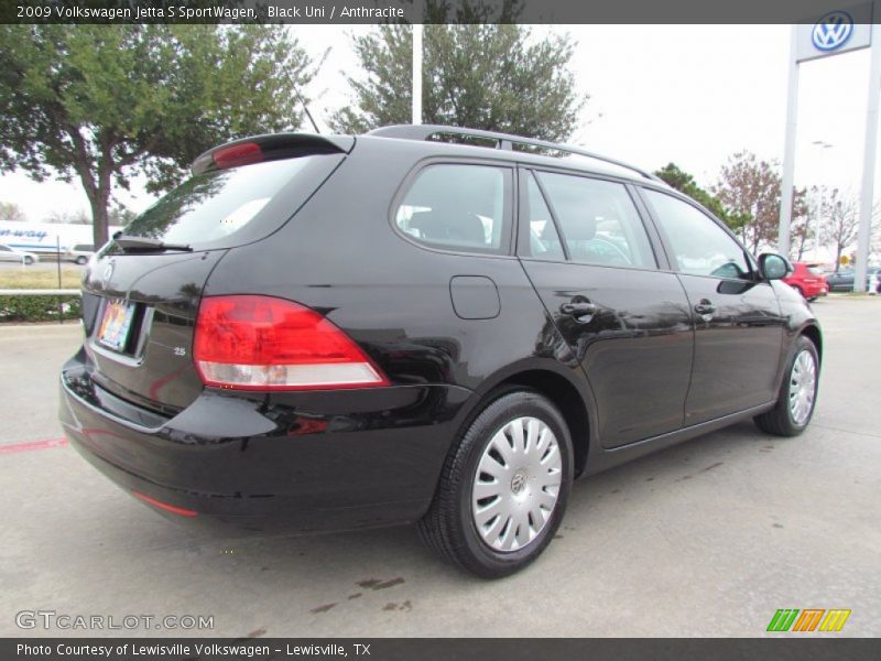 Black Uni / Anthracite 2009 Volkswagen Jetta S SportWagen