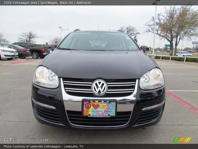 Black Uni / Anthracite 2009 Volkswagen Jetta S SportWagen