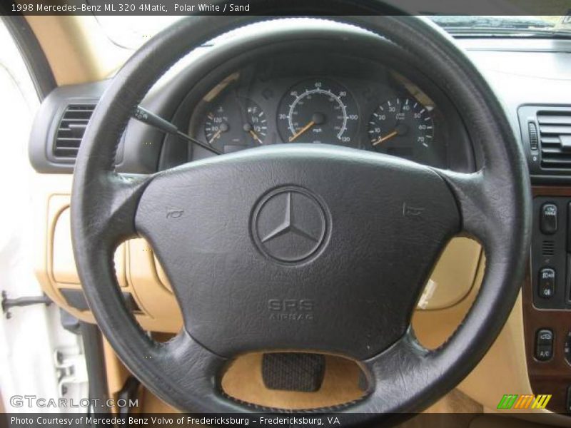Polar White / Sand 1998 Mercedes-Benz ML 320 4Matic