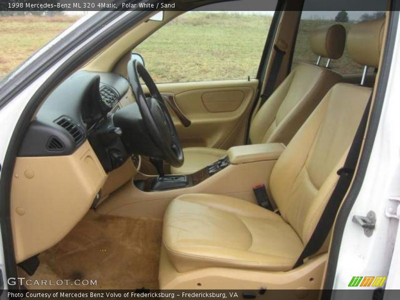 Polar White / Sand 1998 Mercedes-Benz ML 320 4Matic