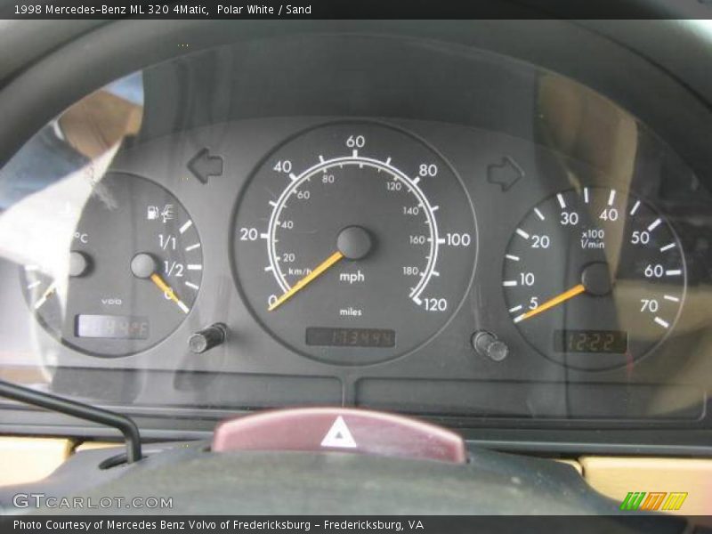 Polar White / Sand 1998 Mercedes-Benz ML 320 4Matic