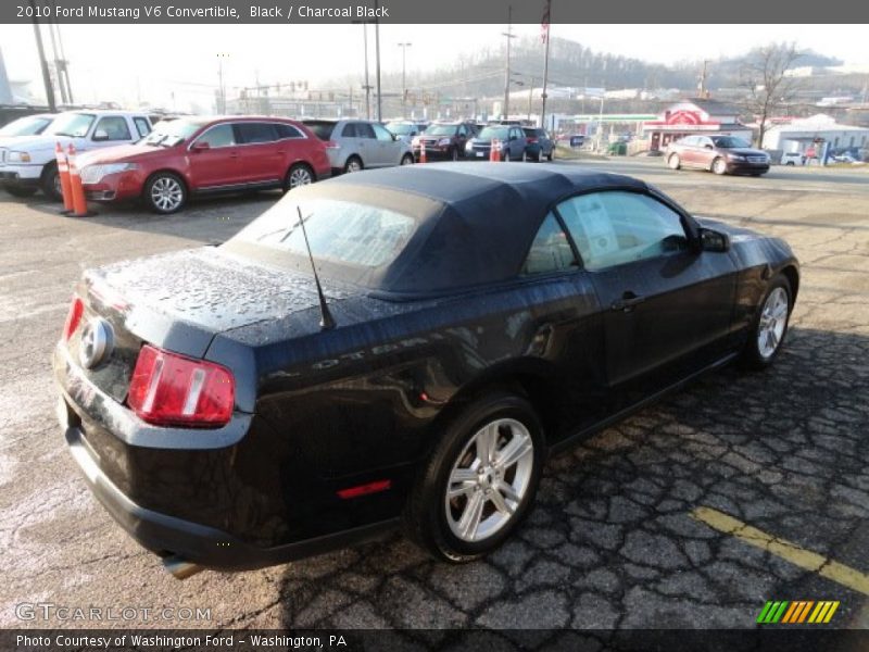 Black / Charcoal Black 2010 Ford Mustang V6 Convertible