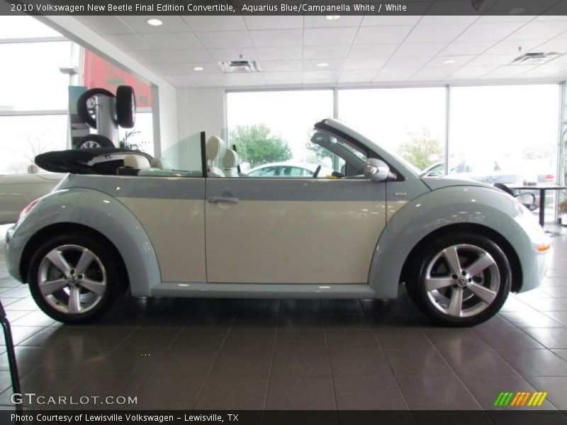  2010 New Beetle Final Edition Convertible Aquarius Blue/Campanella White
