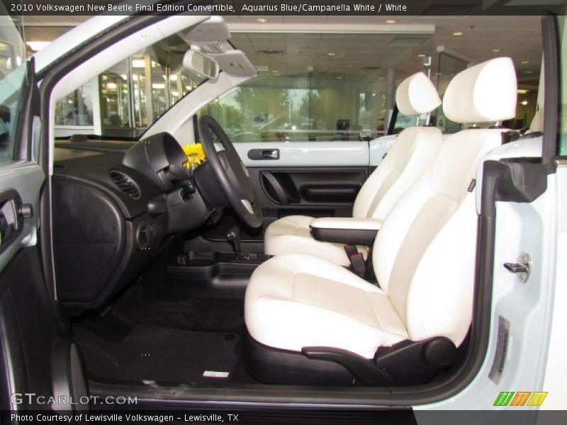  2010 New Beetle Final Edition Convertible White Interior