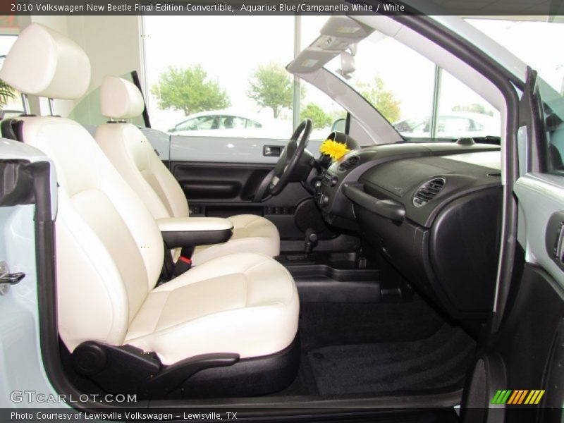 Aquarius Blue/Campanella White / White 2010 Volkswagen New Beetle Final Edition Convertible