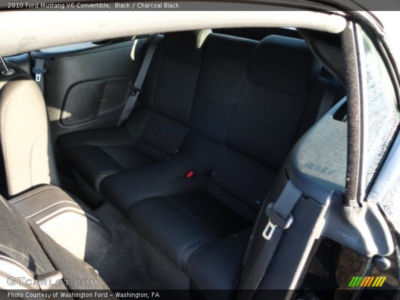 Black / Charcoal Black 2010 Ford Mustang V6 Convertible
