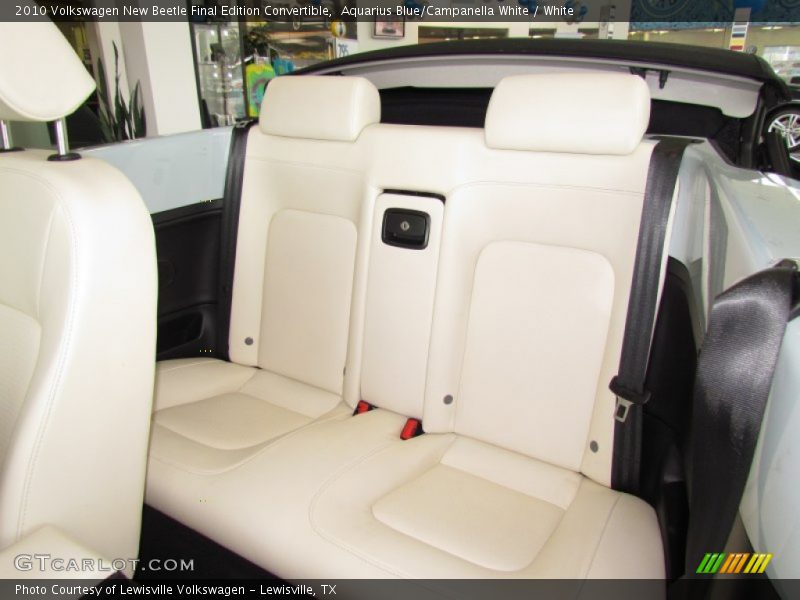 Aquarius Blue/Campanella White / White 2010 Volkswagen New Beetle Final Edition Convertible