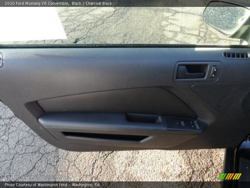 Black / Charcoal Black 2010 Ford Mustang V6 Convertible