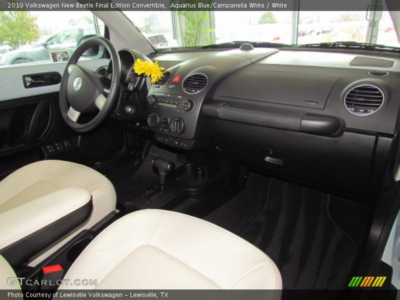 Aquarius Blue/Campanella White / White 2010 Volkswagen New Beetle Final Edition Convertible