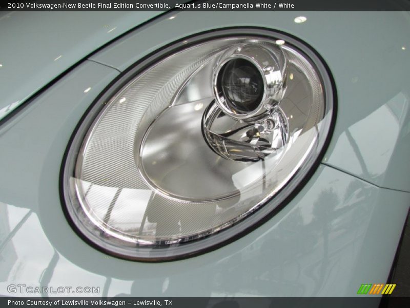 Aquarius Blue/Campanella White / White 2010 Volkswagen New Beetle Final Edition Convertible