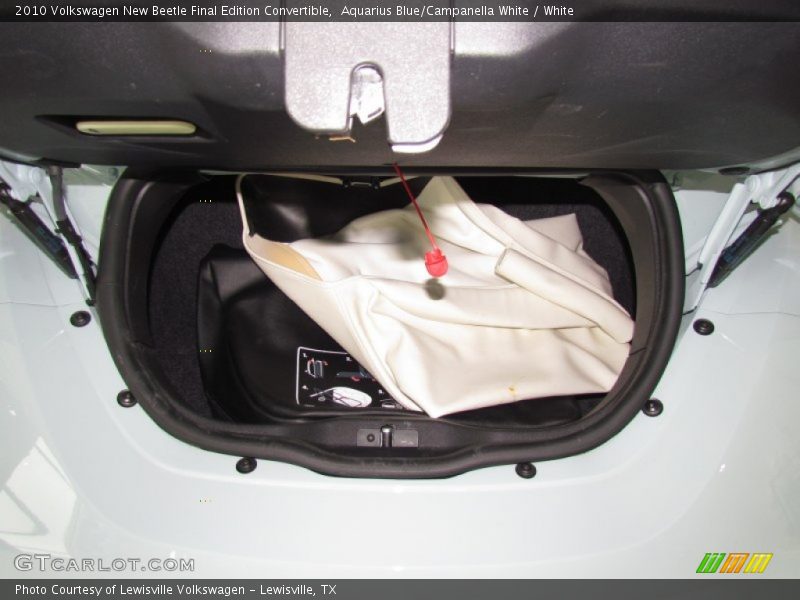 Aquarius Blue/Campanella White / White 2010 Volkswagen New Beetle Final Edition Convertible