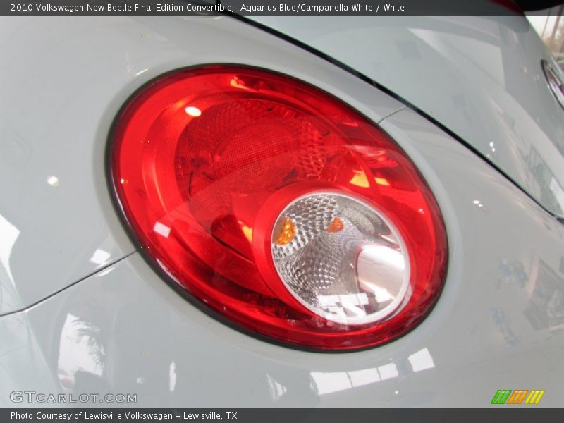 Aquarius Blue/Campanella White / White 2010 Volkswagen New Beetle Final Edition Convertible