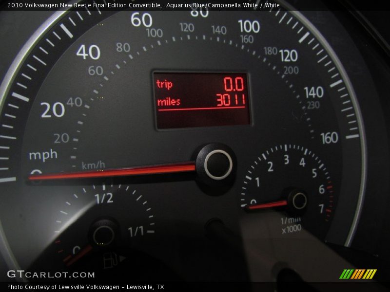  2010 New Beetle Final Edition Convertible Final Edition Convertible Gauges