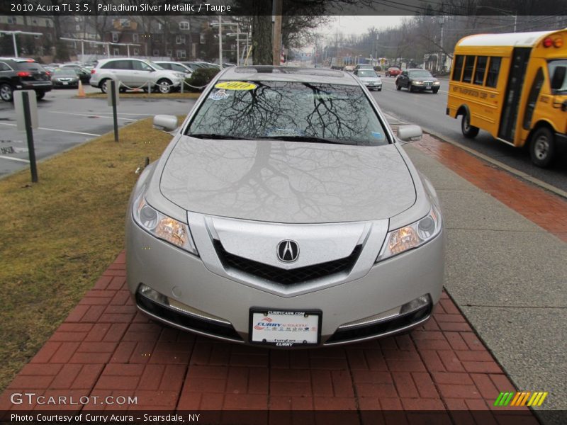 Palladium Silver Metallic / Taupe 2010 Acura TL 3.5