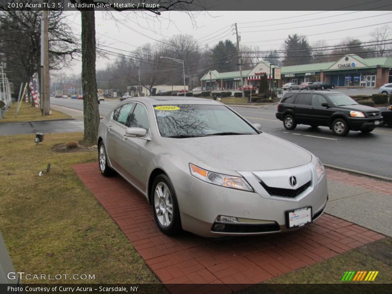 Palladium Silver Metallic / Taupe 2010 Acura TL 3.5