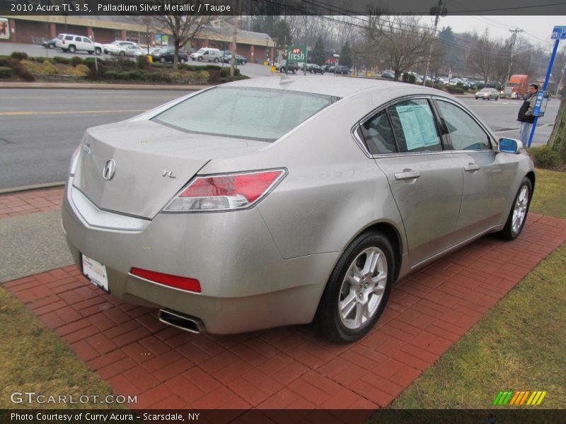 Palladium Silver Metallic / Taupe 2010 Acura TL 3.5