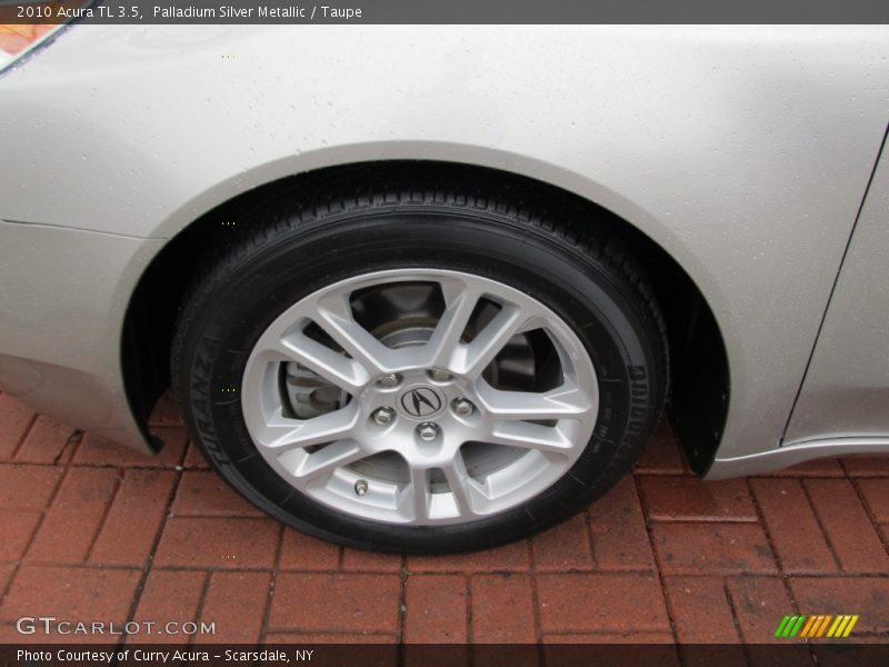 Palladium Silver Metallic / Taupe 2010 Acura TL 3.5