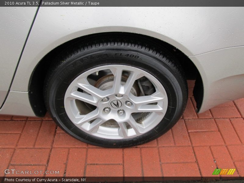 Palladium Silver Metallic / Taupe 2010 Acura TL 3.5