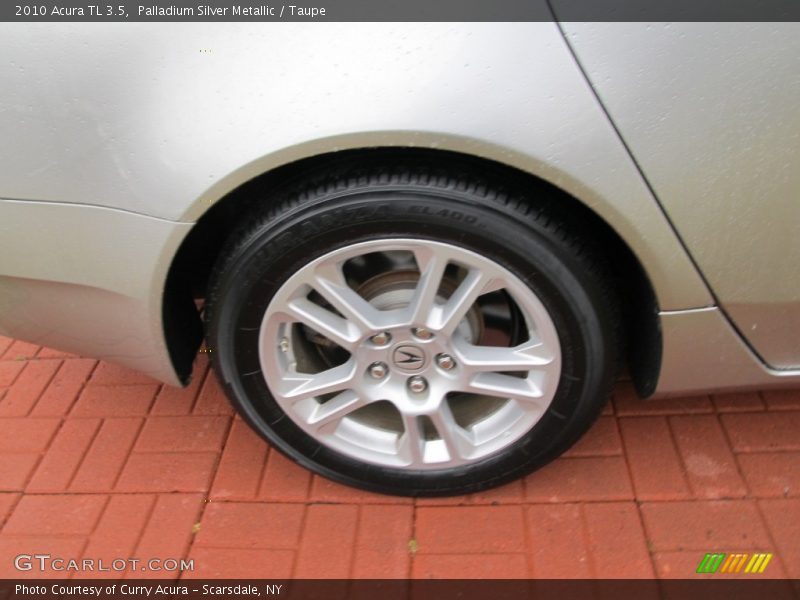 Palladium Silver Metallic / Taupe 2010 Acura TL 3.5
