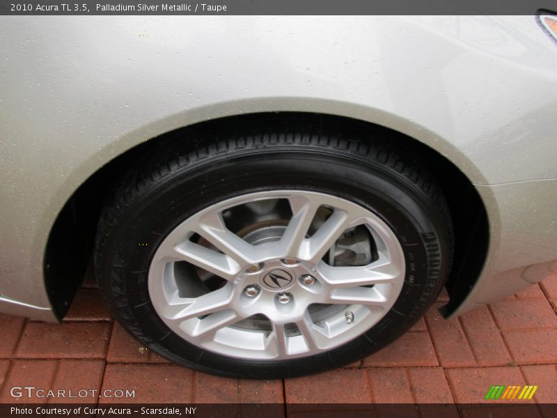 Palladium Silver Metallic / Taupe 2010 Acura TL 3.5