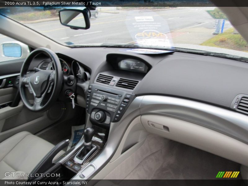 Palladium Silver Metallic / Taupe 2010 Acura TL 3.5