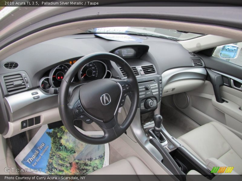 Palladium Silver Metallic / Taupe 2010 Acura TL 3.5