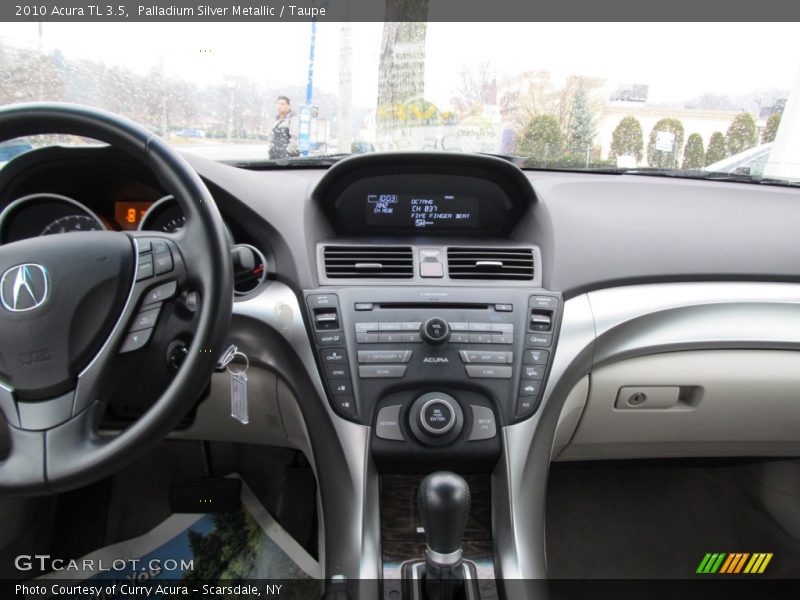 Palladium Silver Metallic / Taupe 2010 Acura TL 3.5
