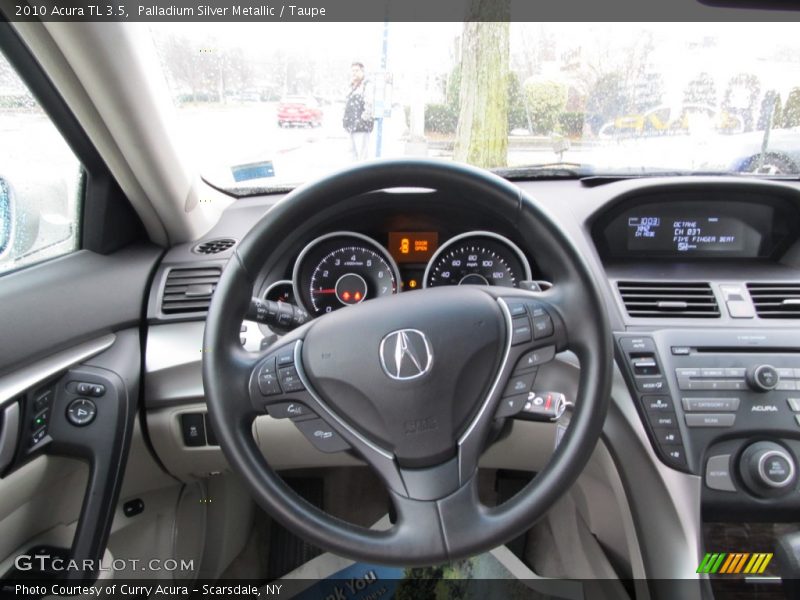 Palladium Silver Metallic / Taupe 2010 Acura TL 3.5