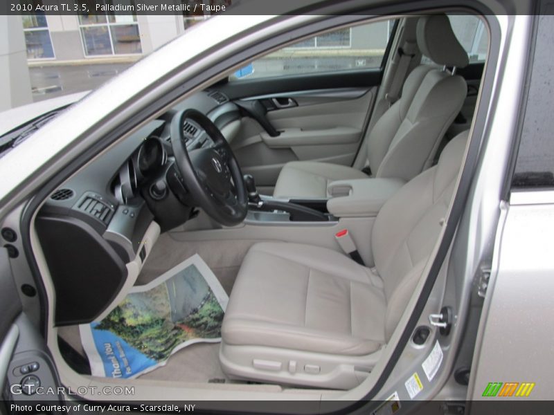 Palladium Silver Metallic / Taupe 2010 Acura TL 3.5