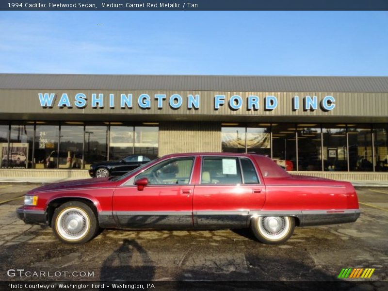 Medium Garnet Red Metallic / Tan 1994 Cadillac Fleetwood Sedan