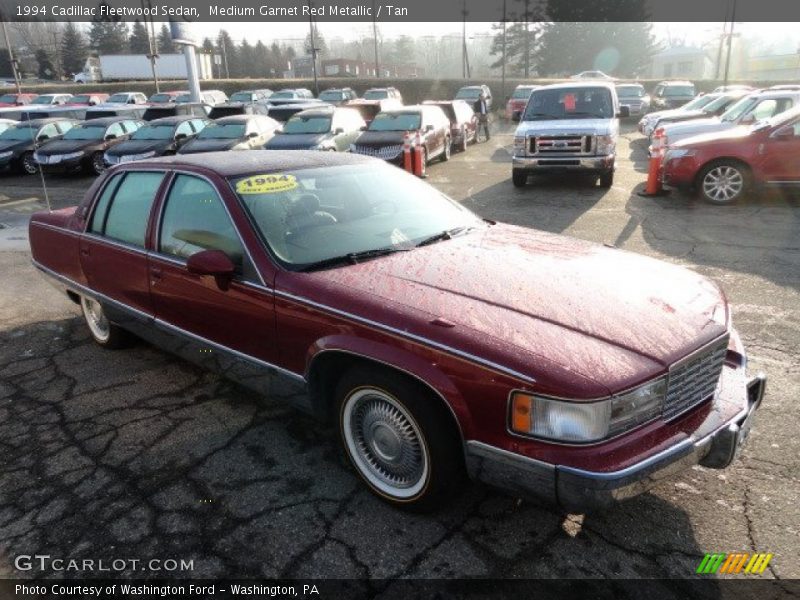 Medium Garnet Red Metallic / Tan 1994 Cadillac Fleetwood Sedan