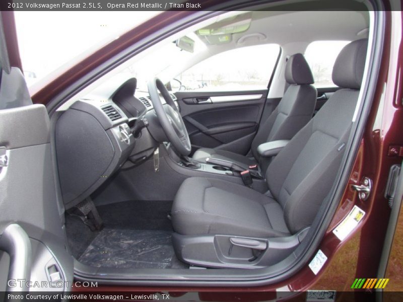 Opera Red Metallic / Titan Black 2012 Volkswagen Passat 2.5L S