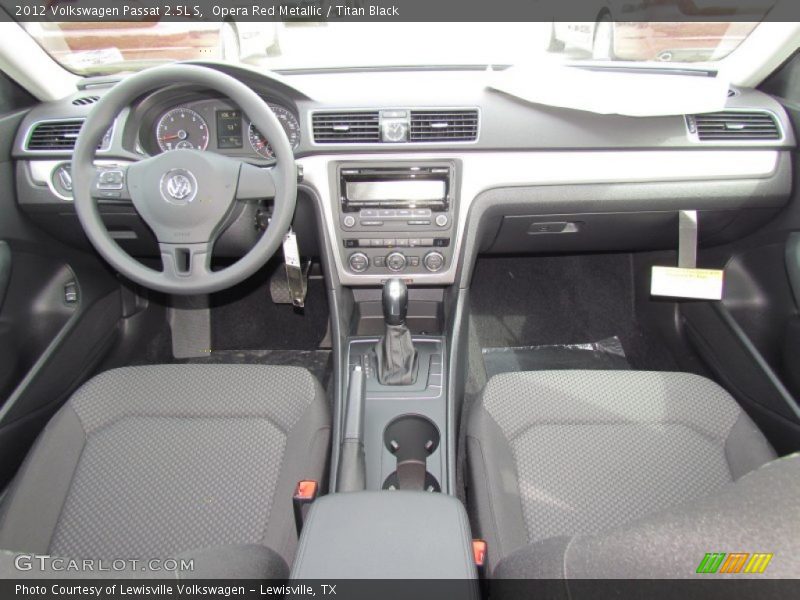 Opera Red Metallic / Titan Black 2012 Volkswagen Passat 2.5L S