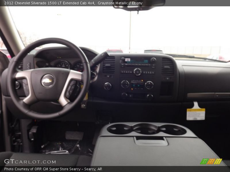 Graystone Metallic / Ebony 2012 Chevrolet Silverado 1500 LT Extended Cab 4x4