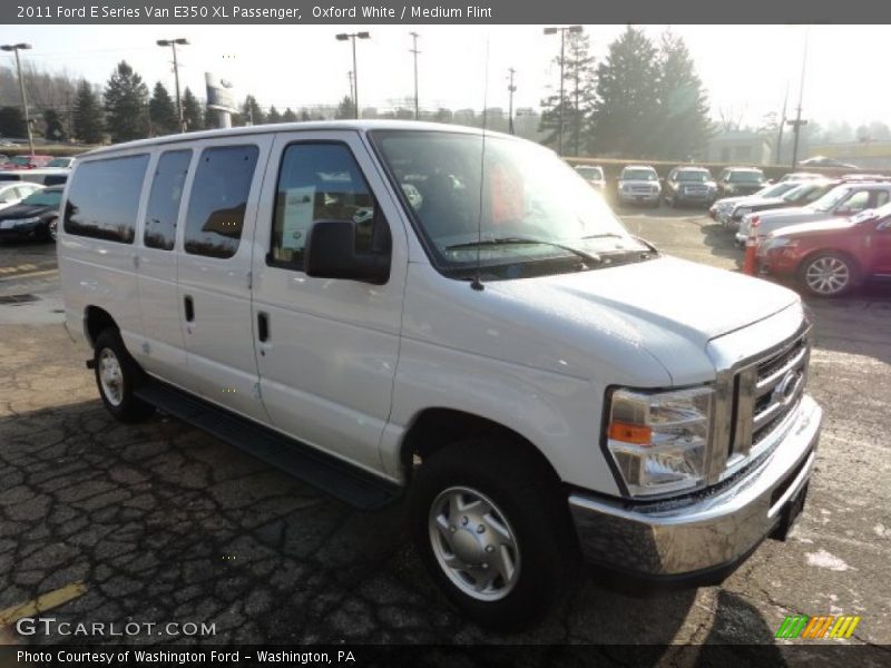 Oxford White / Medium Flint 2011 Ford E Series Van E350 XL Passenger
