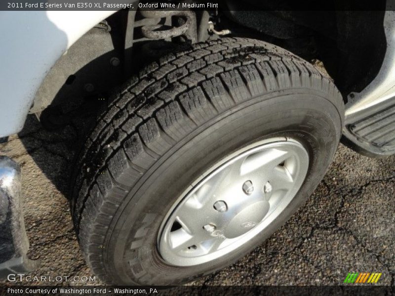 Oxford White / Medium Flint 2011 Ford E Series Van E350 XL Passenger