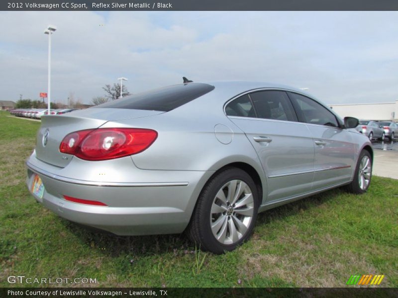 Reflex Silver Metallic / Black 2012 Volkswagen CC Sport