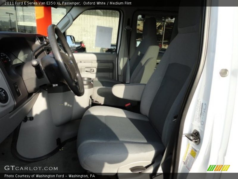 Oxford White / Medium Flint 2011 Ford E Series Van E350 XL Passenger