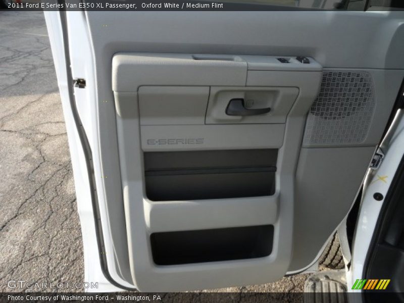 Oxford White / Medium Flint 2011 Ford E Series Van E350 XL Passenger