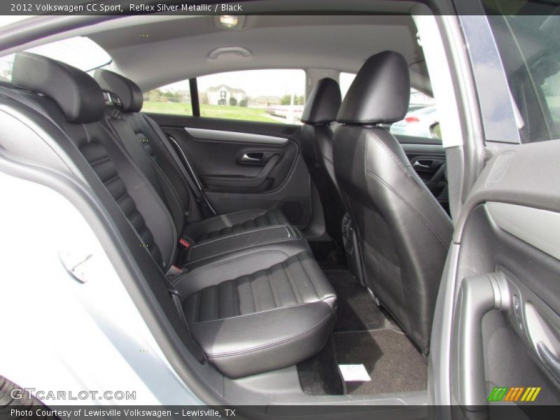 Reflex Silver Metallic / Black 2012 Volkswagen CC Sport