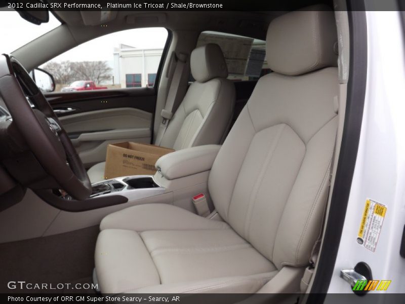 Platinum Ice Tricoat / Shale/Brownstone 2012 Cadillac SRX Performance