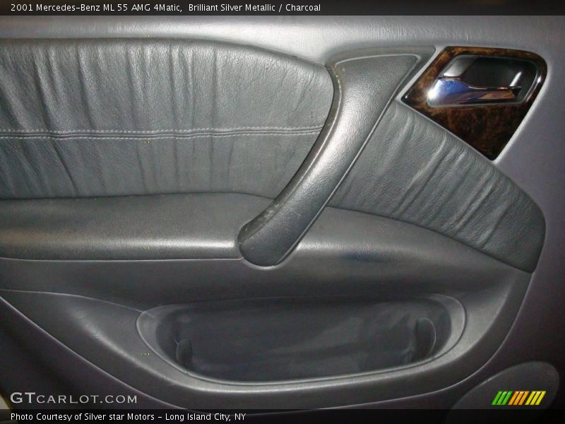 Brilliant Silver Metallic / Charcoal 2001 Mercedes-Benz ML 55 AMG 4Matic