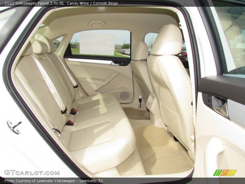 Candy White / Cornsilk Beige 2012 Volkswagen Passat 2.5L SE