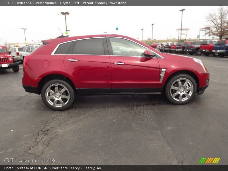 Crystal Red Tintcoat / Shale/Brownstone 2012 Cadillac SRX Performance
