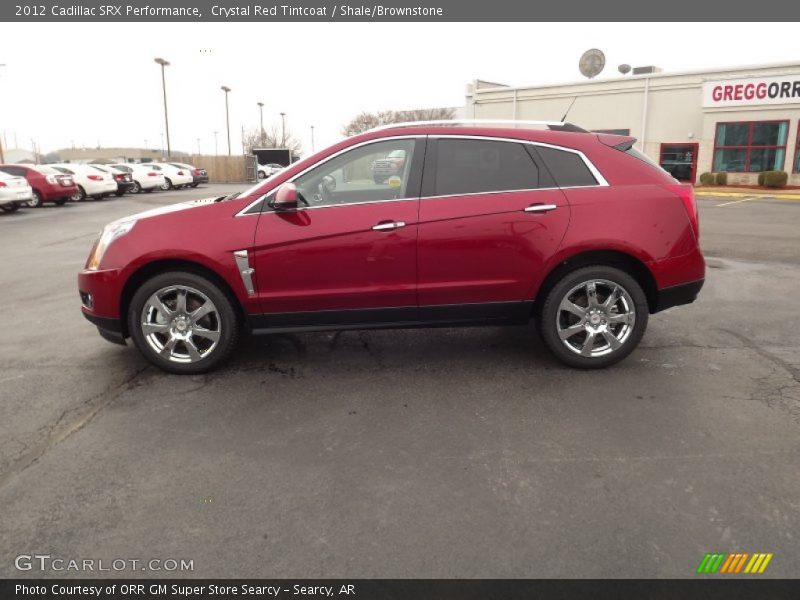 Crystal Red Tintcoat / Shale/Brownstone 2012 Cadillac SRX Performance