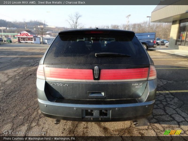 Steel Blue Metallic / Charcoal Black 2010 Lincoln MKX AWD